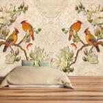 Mivali Fototapet - Păsări, decor marmură, vlies, 98x68 cm (T100865TQ2)