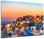 Mivali Tablou - Santorini în amurg, dintr-o bucată 70x50 cm (V021709V7050)