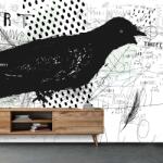 Mivali Fototapet - Street art - bird, vlies, 196x136 cm (T100627TQ4)