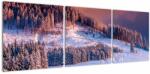 Mivali Tablou - Peisaj de iarnă, din trei bucăți 120x40 cm (V023219V12040)