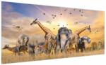 Mivali Tablou - Animae din Africa, dintr-o bucată 200x100 cm (V022143V200100)