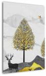 Mivali Tablou cu cerbi pictați, dintr-o bucată 50x70 cm (V022180V5070)