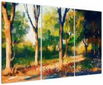 Mivali Tablou - Pădure de vară însorită, pictură, din trei bucăți 120x80 cm (V023200V120803PCS)