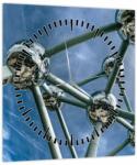 Mivali Tablou- atomium la Bruxelles (cu ceas), dintr-o bucată 30x30 cm cu ceas (V020530V3030C)