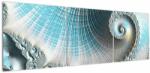 Mivali Tablou - Spirale texturate, din trei bucăți 150x50 cm (V023058V15050)