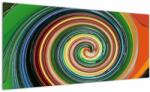 Mivali Tablou abstract - spirala colorata, dintr-o bucată 100x40 cm (V020266V10040)