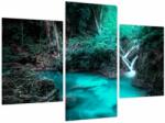 Mivali Tablou - Oază turcoaz, din trei bucăți 90x60 cm (V024104V90603PCS)
