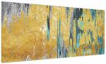 Mivali Tablou - Design auriu, dintr-o bucată 100x40 cm (V024058V10040)