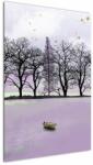 Mivali Tablou - Barcă pe lac, dintr-o bucată 60x90 cm (V022413V6090)