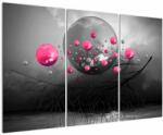 Mivali Tabloul cu bile abstracte roz, din trei bucăți 120x80 cm (V020097V120803PCS)
