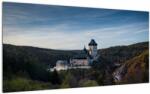 Mivali Tablou pe sticlă cu Karlstejn, dintr-o bucată 100x50 cm pe sticlă (V020885V10050GD)