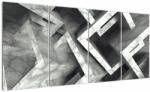 Mivali Tablou cu cuburi abstracte, din patru bucăți 160x80 cm (V022004V16080)