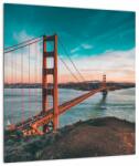 Mivali Tablou - Golden Gate, San Francisco, dintr-o bucată 40x40 cm (V021332V4040)