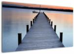 Mivali Tablou - Ponton de la Lacul Starnberger, Bavaria, Germania, dintr-o bucată 120x70 cm (V023491V12070)