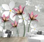 Mivali Fototapet - Flori 3D, vlies, 441x306 cm (T100166TQ9)
