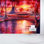 Mivali Fototapet - Pădurea pictată, vlies, 441x306 cm (T100114TQ9)