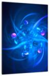 Mivali Tabloul modern cu abstracțiune albastră, dintr-o bucată 30x40 cm (V020137V3040)