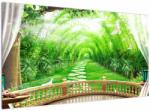 Mivali Tablou - Privire la grădina tropicală, dintr-o bucată 120x70 cm (V022806V12070)