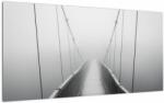 Mivali Tablou pe sticlă - Pod spre necunoscut, dintr-o bucată 100x50 cm pe sticlă (V023364V10050GD)