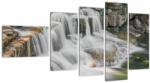 Mivali Tablou cu cascade, din cinci bucăți 110x60 cm (V020274V11060)
