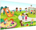Mivali Tablou cu bucuriile copiilor în nisip, dintr-o bucată 150x100 cm (V022083V150100)