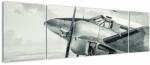 Mivali Tablou - Avion, din trei bucăți 170x50 cm (V022947V17050)