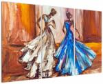 Mivali Tablou - Dansatoare, pictură în ulei, din trei bucăți 120x80 cm (V023349V120803PCS)