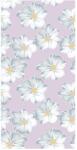 Mivali Tapet - Flori albe pe fundal roz (T110080)