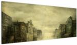 Mivali Tablou - Oraș colorat, abstracție, dintr-o bucată 145x58 cm (V023280V14558)