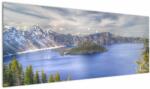 Mivali Tablou lacul montan, dintr-o bucată 145x58 cm (V020644V14558)