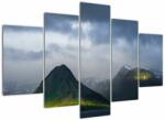 Mivali Tablou cu munți, din cinci bucăți 150x105 cm (V020232V150105)