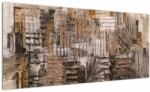 Mivali Tablou - Abstract, nuanțe maro, dintr-o bucată 100x40 cm (V023011V10040)