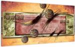 Mivali Tablou pe sticlă abstract, dintr-o bucată 100x50 cm pe sticlă (V022050V10050GD)