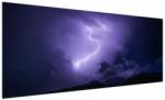 Mivali Tablou - cerul violet cu fulger, dintr-o bucată 250x125 cm (V020062V250125)