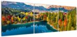 Mivali Tablou - Lacul Urisee, Austria, din trei bucăți 150x50 cm (V022903V15050)