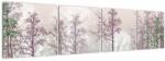 Mivali Tablou cu pădure, din patru bucăți 160x40 cm (V022298V16040)