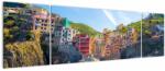 Mivali Tablou - Pe Marea mediterană, din trei bucăți 170x50 cm (V021647V17050)