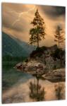 Mivali Tablou - lacul în munți, dintr-o bucată 30x40 cm (V020080V3040)