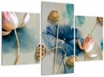 Mivali Tablou cu flori, din trei bucăți 90x60 cm (V022307V90603PCS)