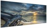 Mivali Tablou cu marea în apus de soare, dintr-o bucată 250x125 cm (V020976V250125)
