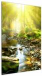 Mivali Tablou cu râul în pădurea verde, dintr-o bucată 60x90 cm (V020942V6090)
