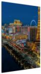 Mivali Tablou cu Las Vegas nocturn, dintr-o bucată 60x90 cm (V021010V6090)