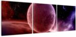 Mivali Tablou - Planetă, din trei bucăți 120x40 cm (V023183V12040)
