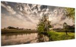 Mivali Tablou naturii cu raze de soae, dintr-o bucată 200x100 cm (V020515V200100)