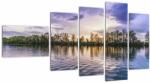 Mivali Tablou cu lac, din cinci bucăți 110x60 cm (V020345V11060)