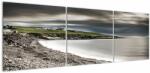 Mivali Tablou cu lac în amurg, din trei bucăți 150x50 cm (V020487V15050)