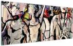 Mivali Tablou - Seara de jazz, dintr-o bucată 120x50 cm (V023533V12050)