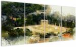 Mivali Tablou - Templul lui Zeus, Atena, Grecia, din patru bucăți 160x80 cm (V022916V16080)