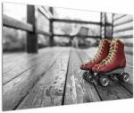 Mivali Tablou cu pantofi cu role vechi roșii, dintr-o bucată 120x80 cm (V021119V12080)