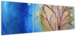 Mivali Tablou - Copac în fața soarelui, din trei bucăți 150x50 cm (V023262V15050)
